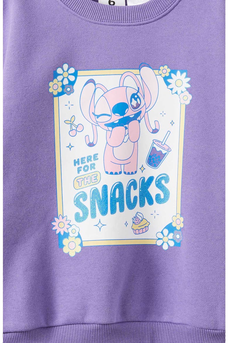 Kid's License Sammy Oversized Crew, Alternate, color, Lcn Dis Island Punch Lilo