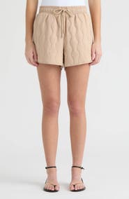 Hunter Quilted Drawstring Shorts