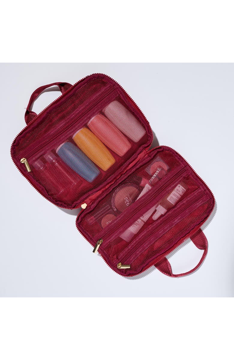URBAN EXPRESSIONS HANDBAGS Maelis Travel Organizer, Alternate, color, Dark Red