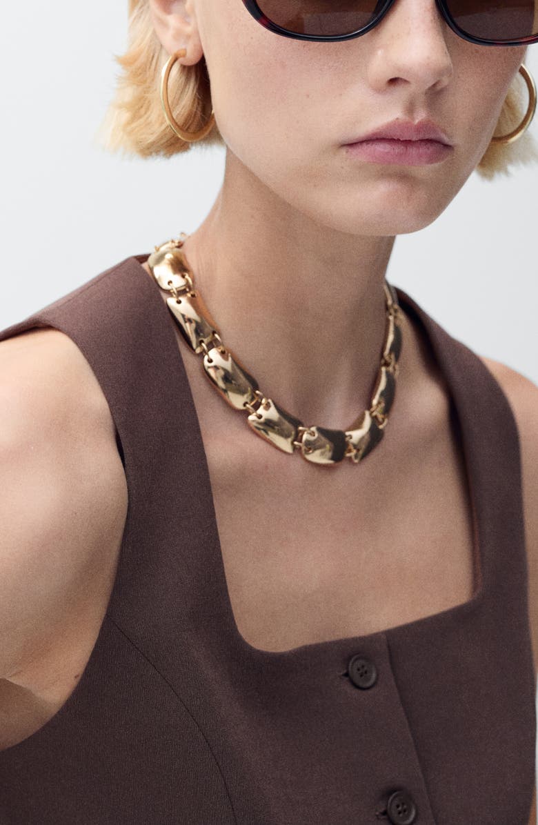 MANGO Klum Square Neck Vest, Alternate, color, Chocolate