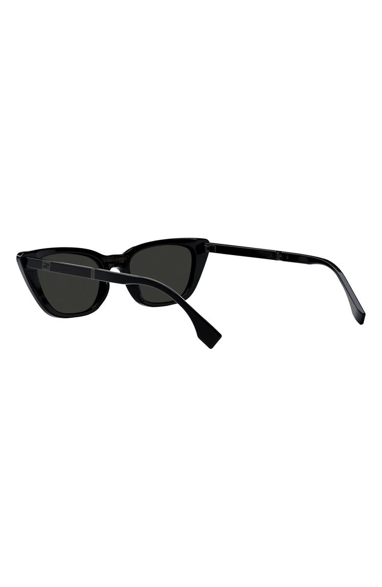 Fendi 'Fendi Baguette Anniversary 53mm Cat Eye Sunglasses, Alternate, color, 