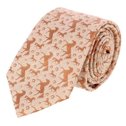 Elio Equestrian Show Horse Novelty Silk Necktie
