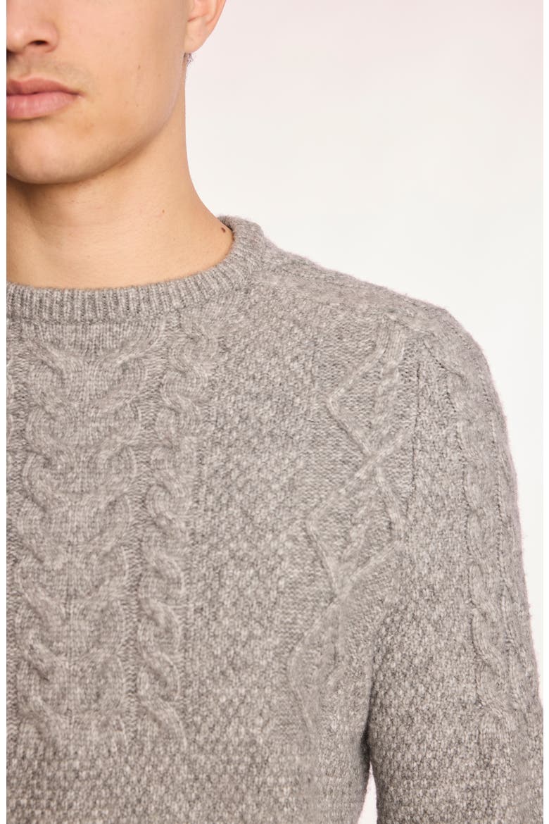 Crewneck Sweater, Alternate, color, SMOKE