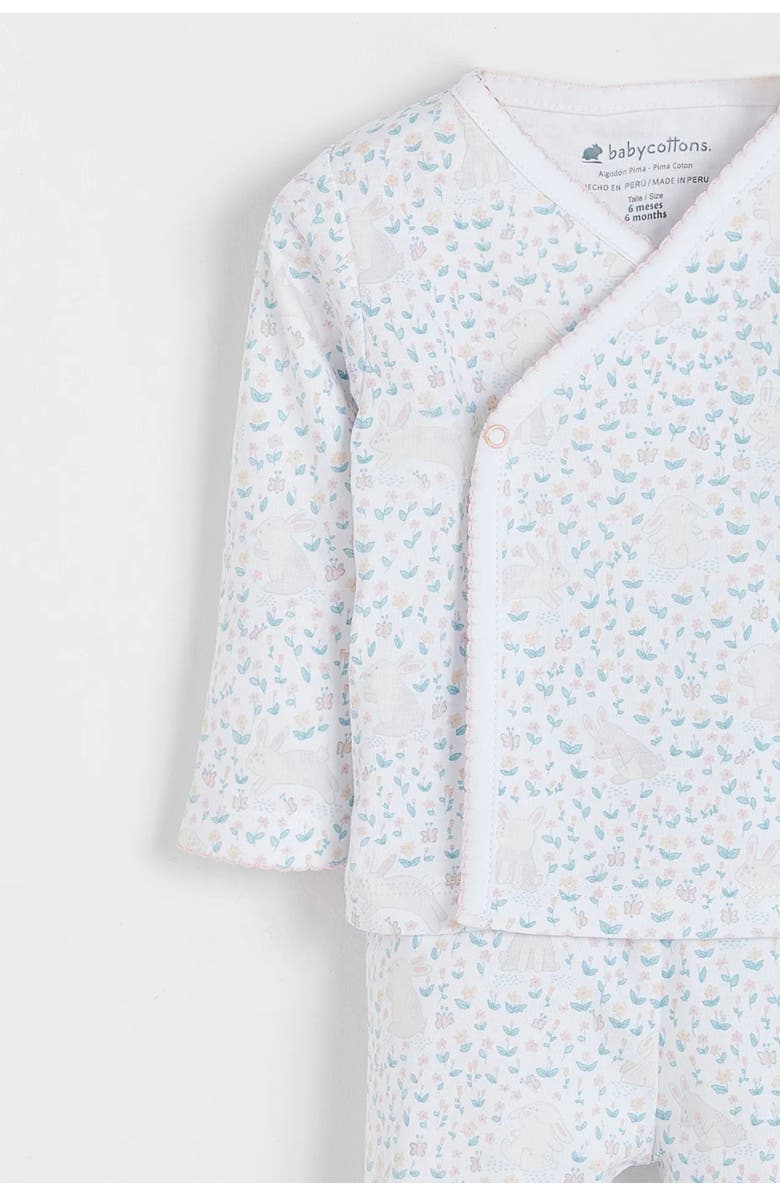 Babycottons Caramel Kimono & Pants Set for Infant, Alternate, color, Full-Print