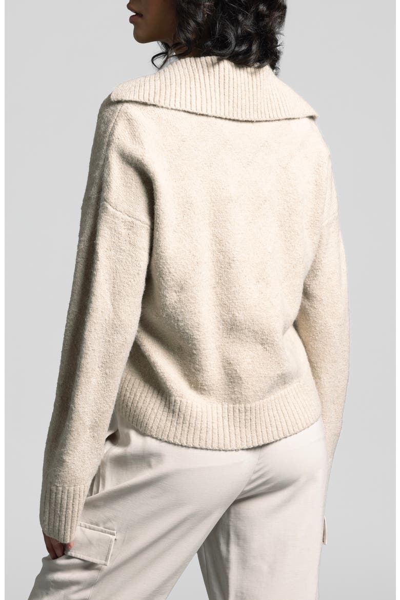 Prudence Johnny Collar Sweater, Alternate, color, MOONSTRUCK