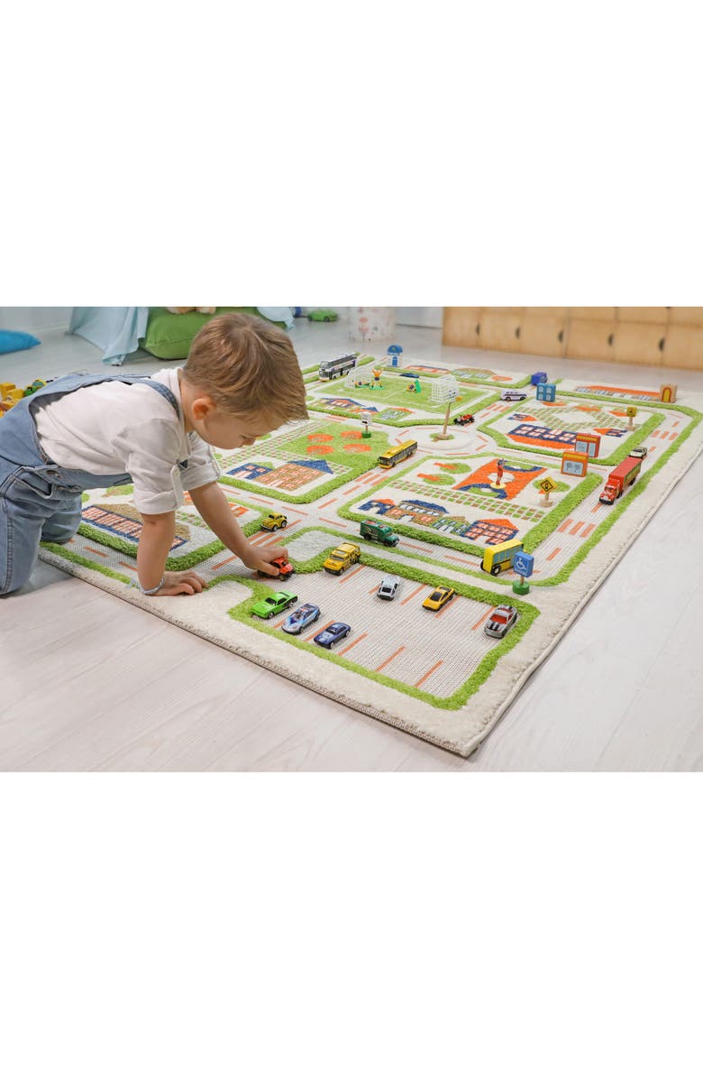 IVI Traffic Play Rug, Alternate, color, 