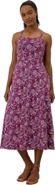 Pact Organic Cotton Fit & Flare Midi Dress