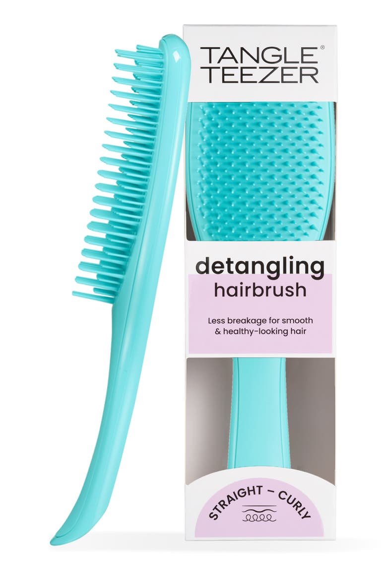 Ultimate Detangler Hairbrush - Straight to Wavy, Main, color, MARLIN BLUE