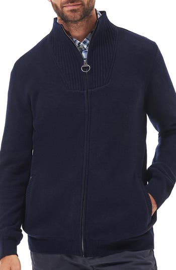 Barbour full zip sweater online