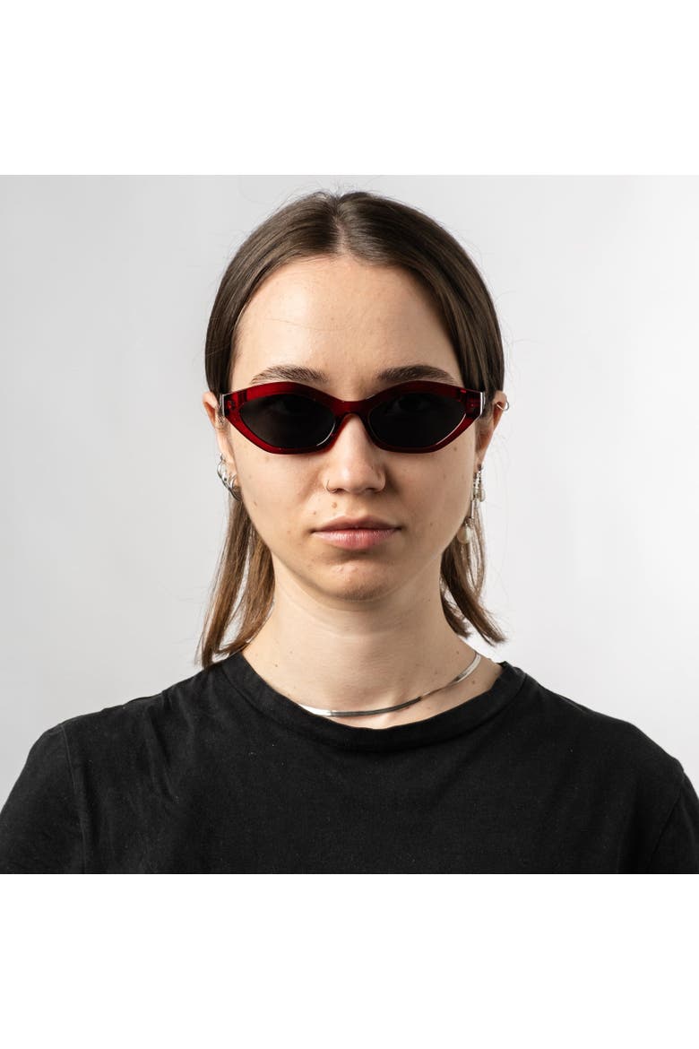 Milk Sunglasses, Alternate, color, Blood Red