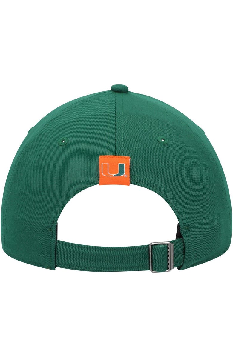 adidas Men's adidas Green Miami Hurricanes Slouch Adjustable Hat, Alternate, color, Green