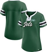 FANATICS Women's Fanatics Green New York Jets Original State Lace-Up T-Shirt