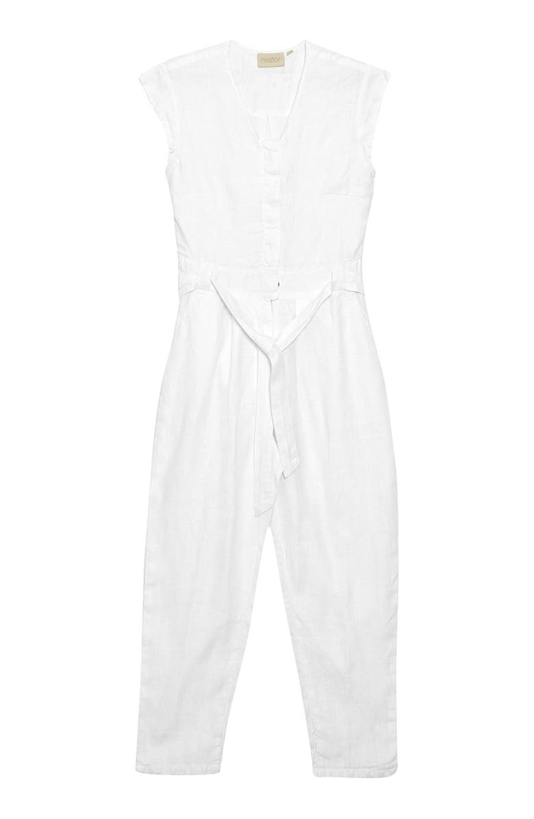Reistor Evening Chai Jumpsuit, Alternate, color, White Hemp
