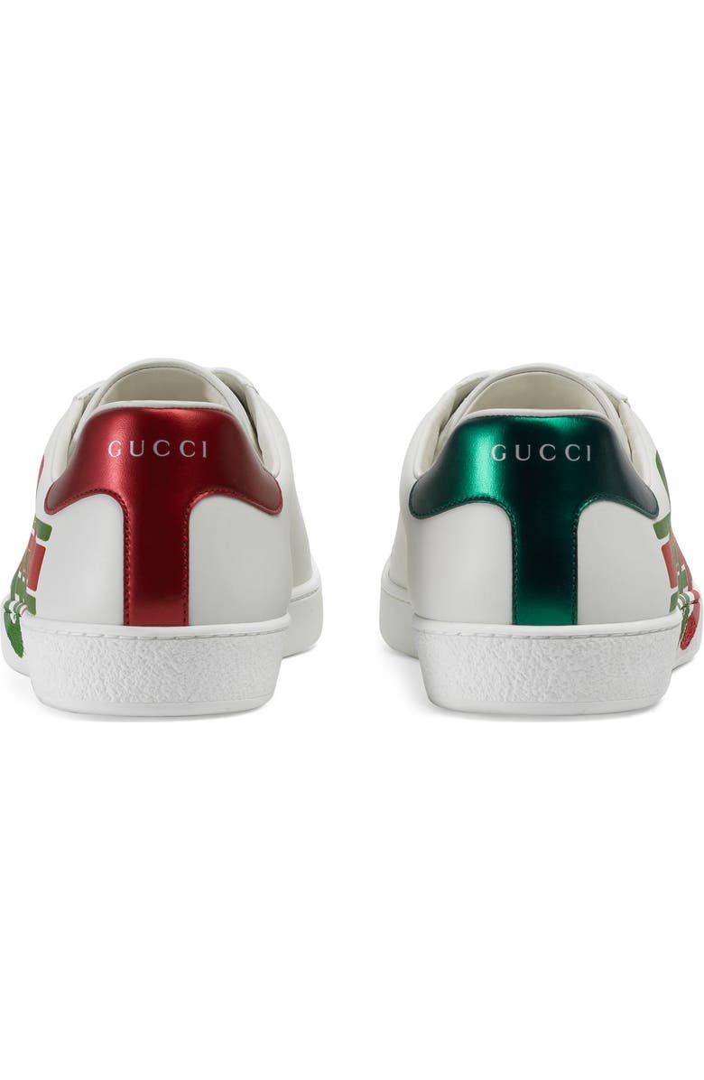 Gucci New Ace Logo Sneaker, Alternate, color,