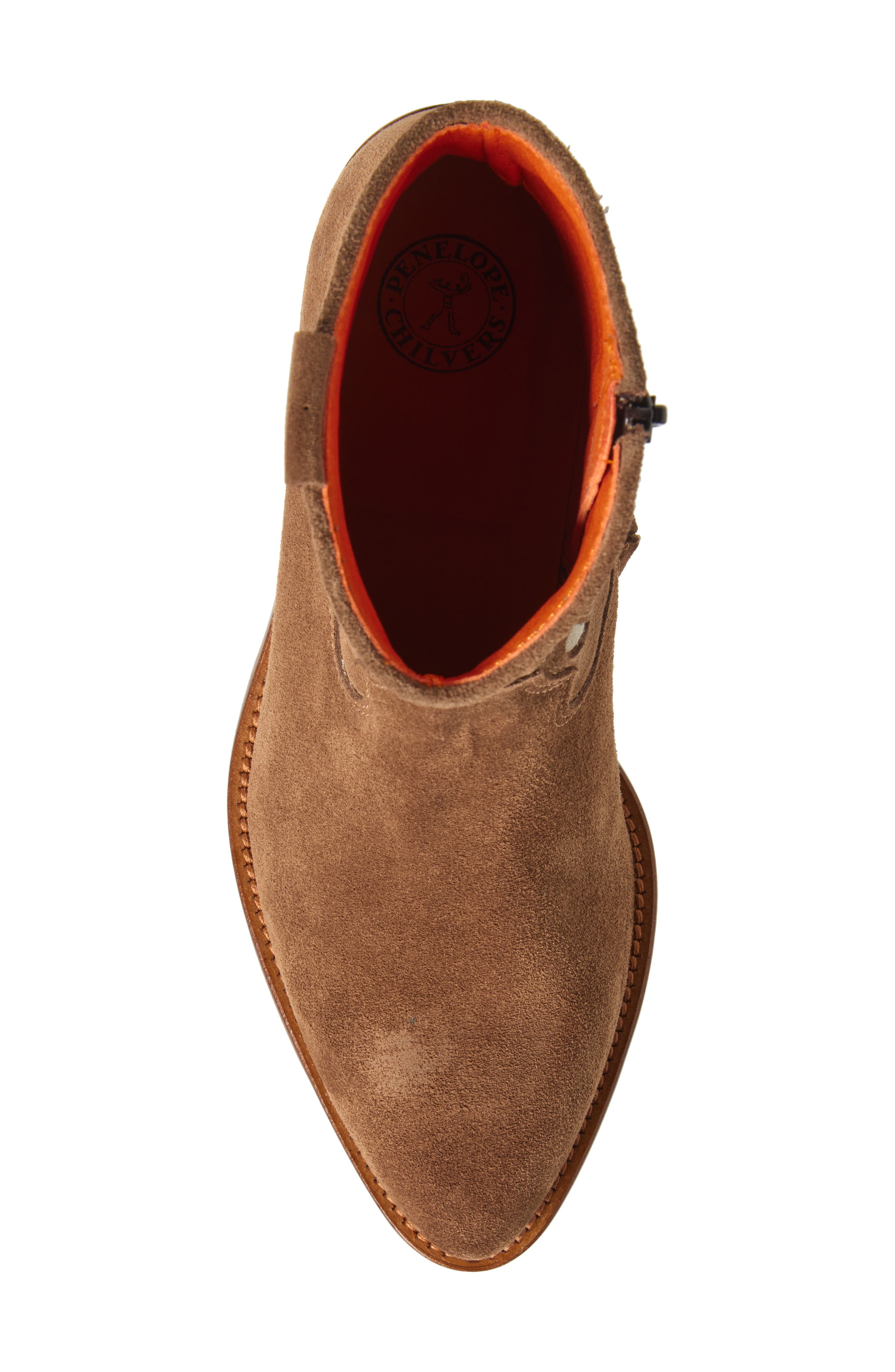 Penelope Chilvers Cassidy Jasmine Water Repellent Western Boot, Alternate, color, Sesame