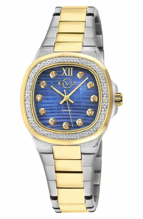 GV2 Potente Two-Tone Swiss Diamond Bracelet Watch, 33mm - 0.012ct.