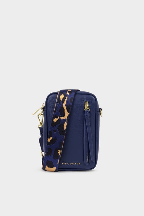 Hallie Small Crossbody Bag in Midnight Blue