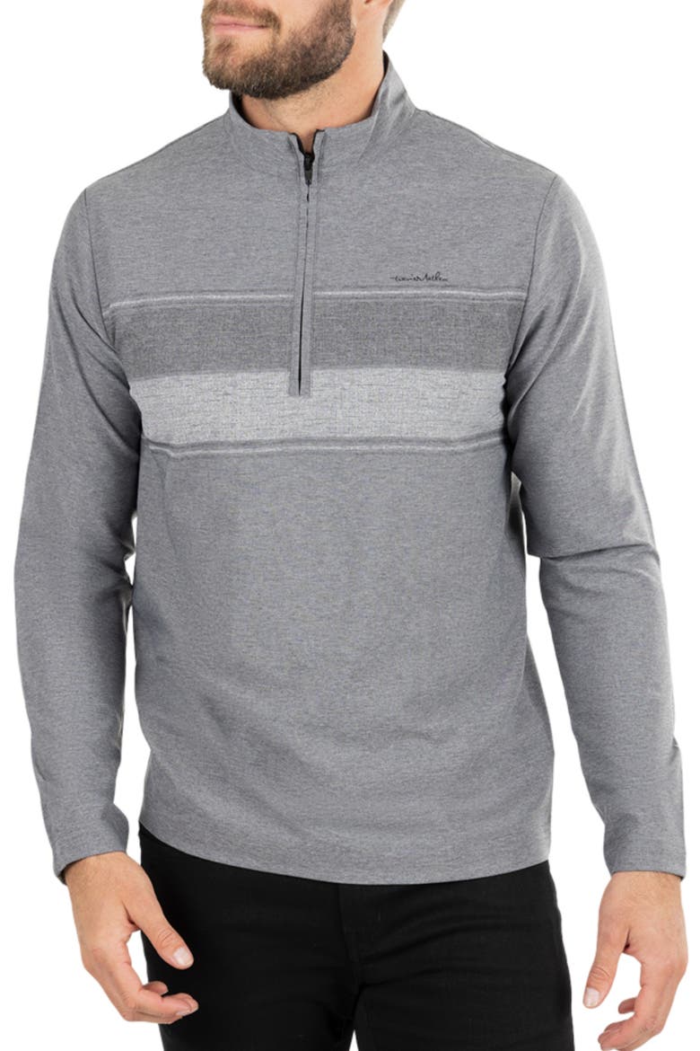 Low Roller Pullover, Main, color, HEATHER BLACK