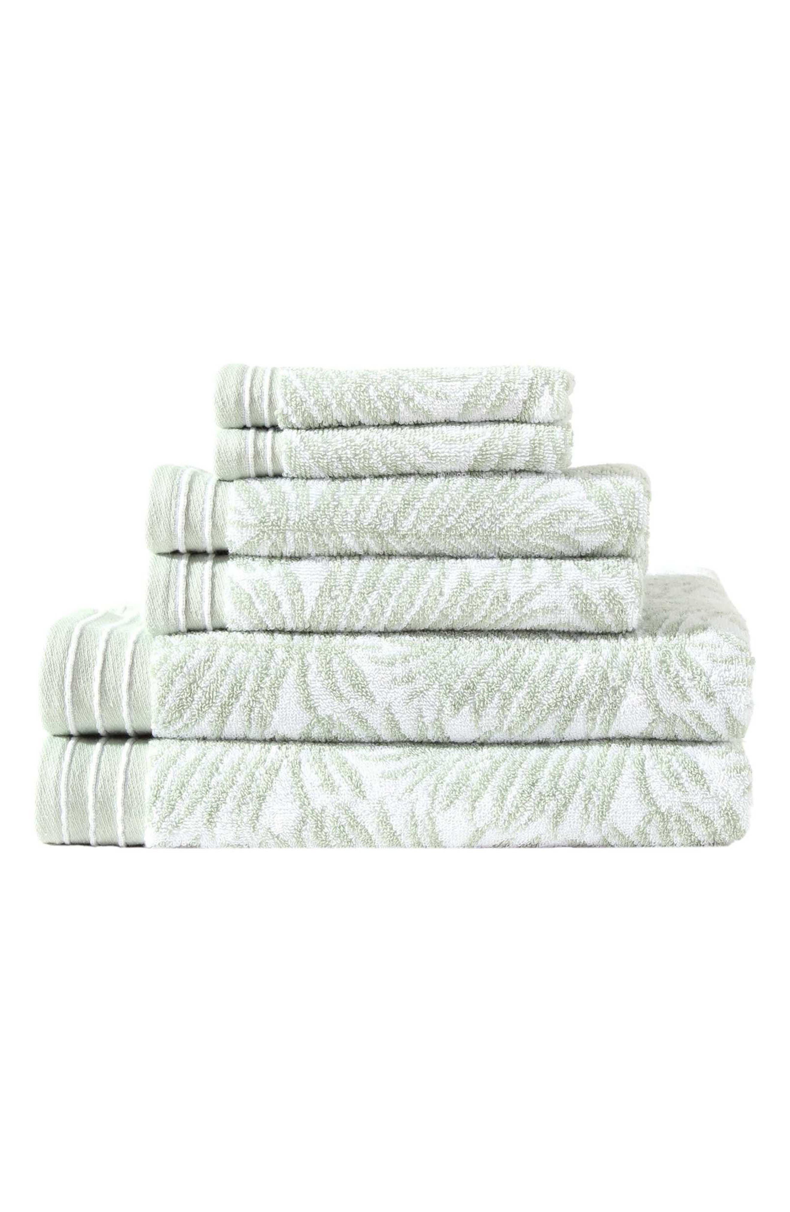 Tommy Bahama Linear Palms 6-Piece Towel Set