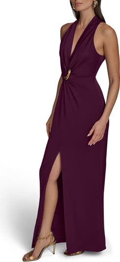 Twisted Sleeveless Gown