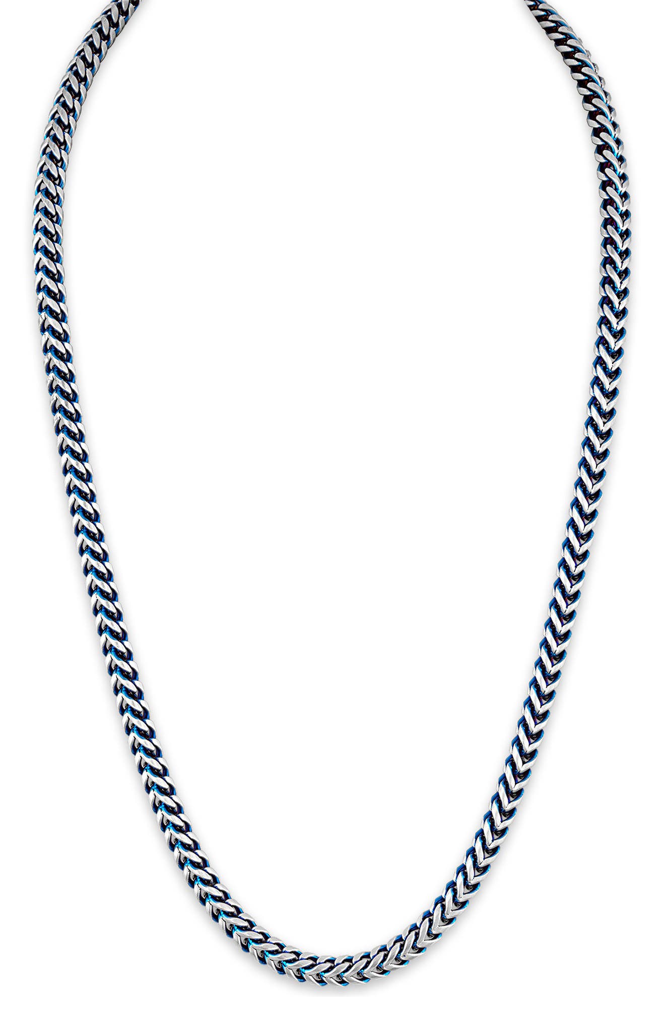 Esquire Men's Two-Tone Fox Chain Necklace