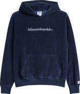 Billionaire Boys Club BB Mission Logo Embroidered Velour Hoodie