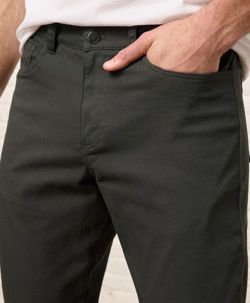 Pact Organic Cotton Stretch Twill 5-pocket Pant In Brown