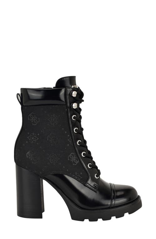 Guess Nellsan Lug Sole Bootie In Black