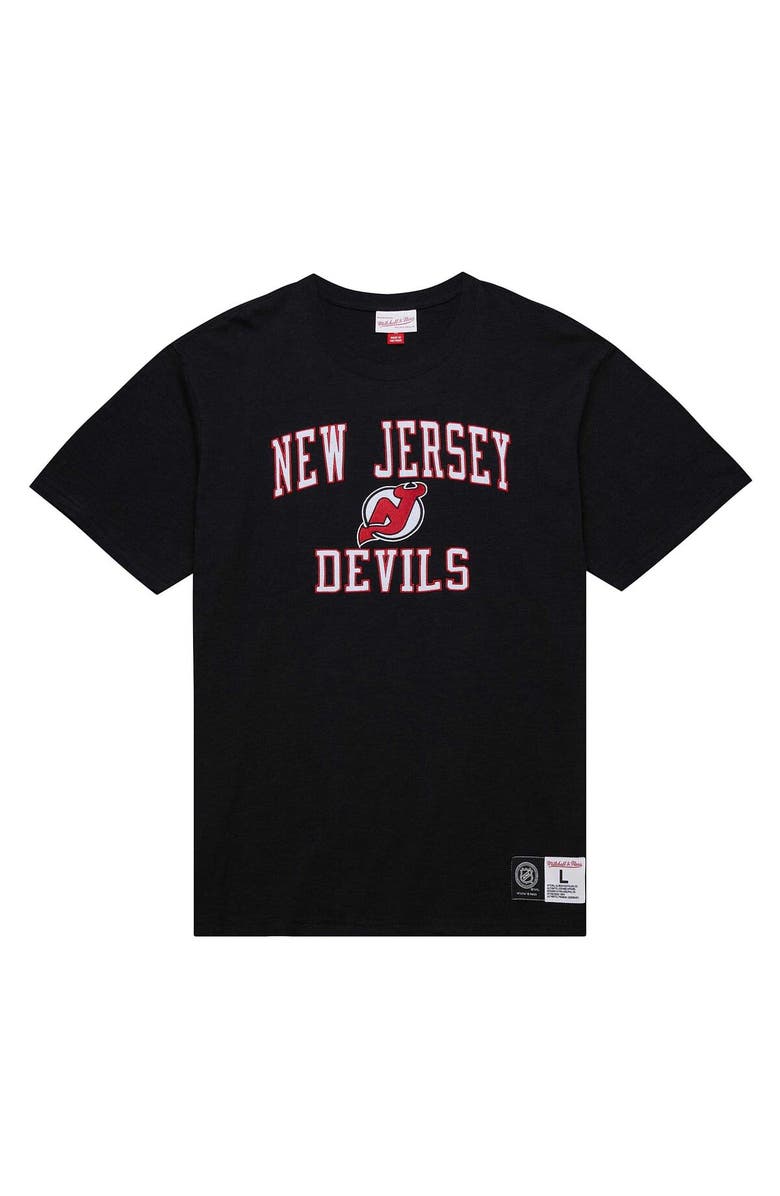 Mitchell & Ness Men's Mitchell & Ness Black New Jersey Devils Legendary Slub T-Shirt, Alternate, color, Black