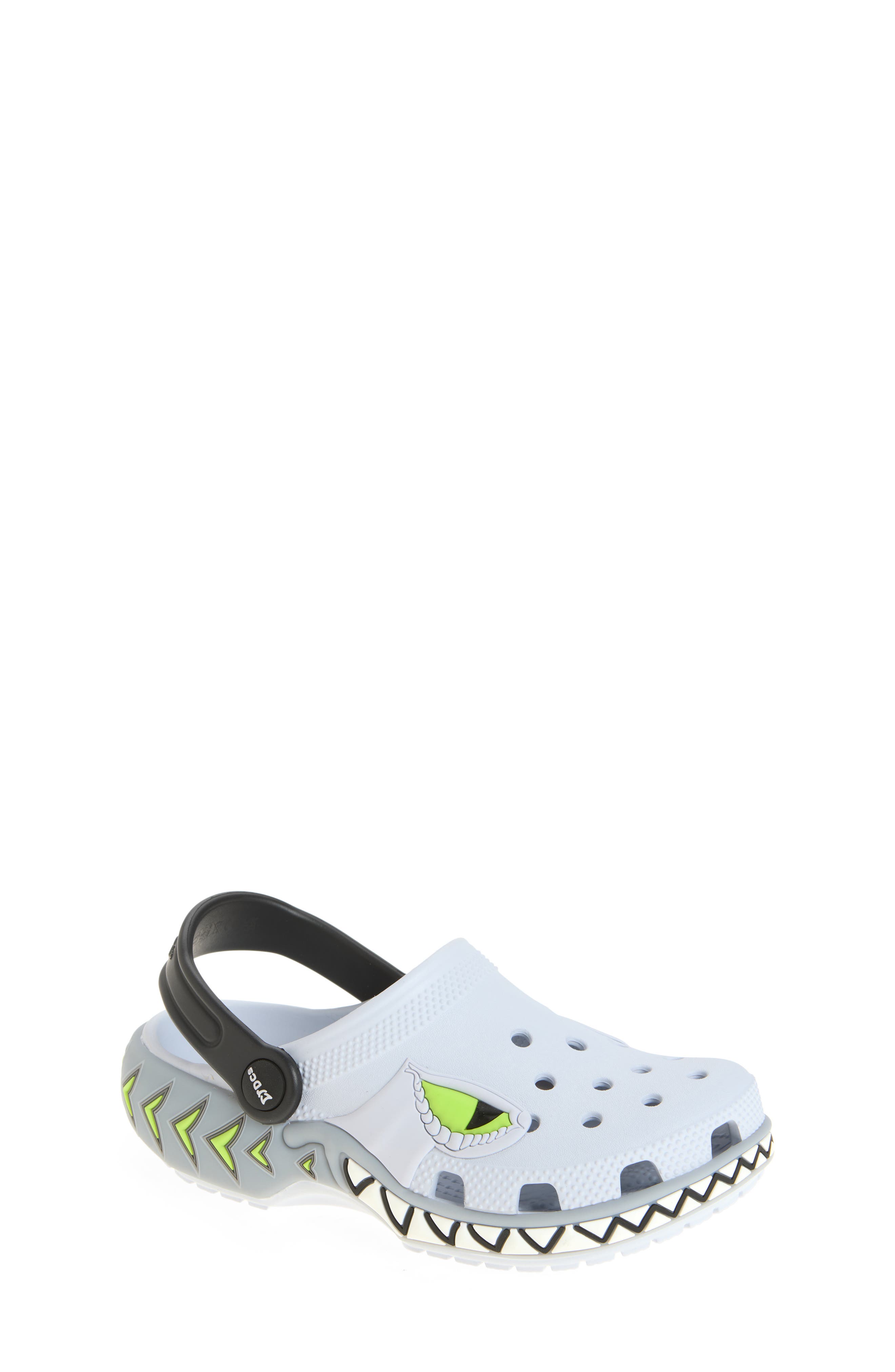 Kids' Classic Creature Lights Clog, Main, color, STEEL