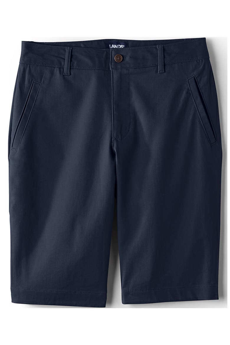 School Uniform Young  Stretch Chino Bermuda Shorts, Alternate, color, Classic Navy