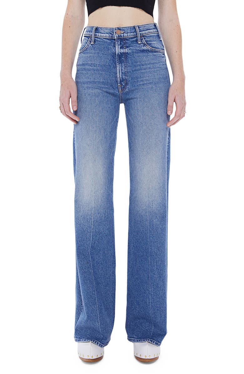 MOTHER The Hustler Roller Heel High Waist Flare Jeans, Main, color, 