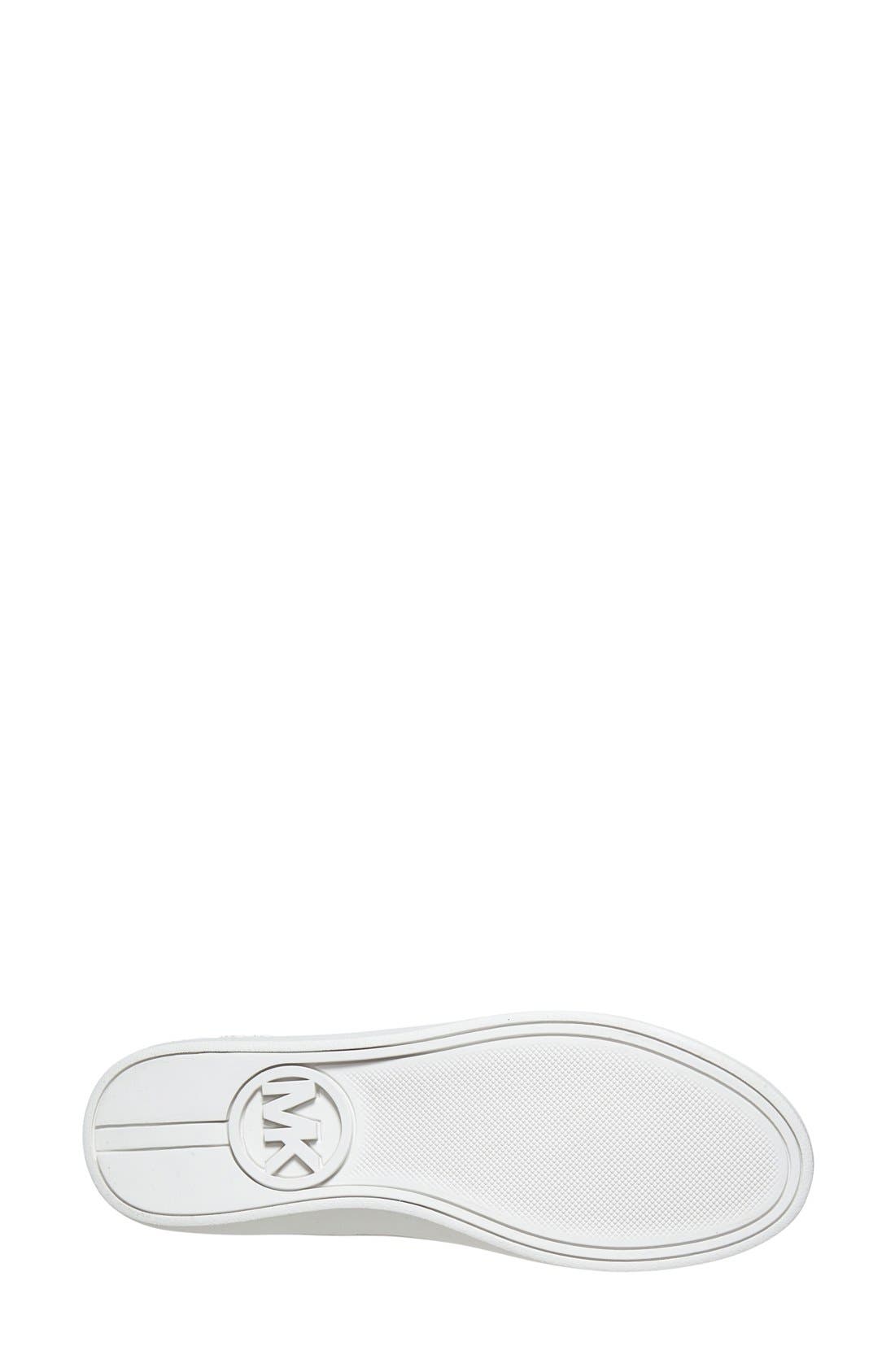 'The Jet Set 6 - Irving' Leather Sneaker, Alternate, color, BLACK/ OPTIC WHITE
