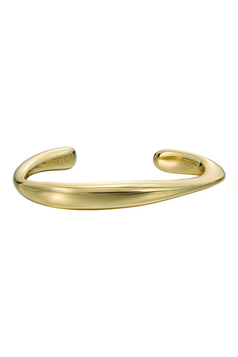 Cova Contour Cuff Bracelet, Main, color, METALLIC GOLD