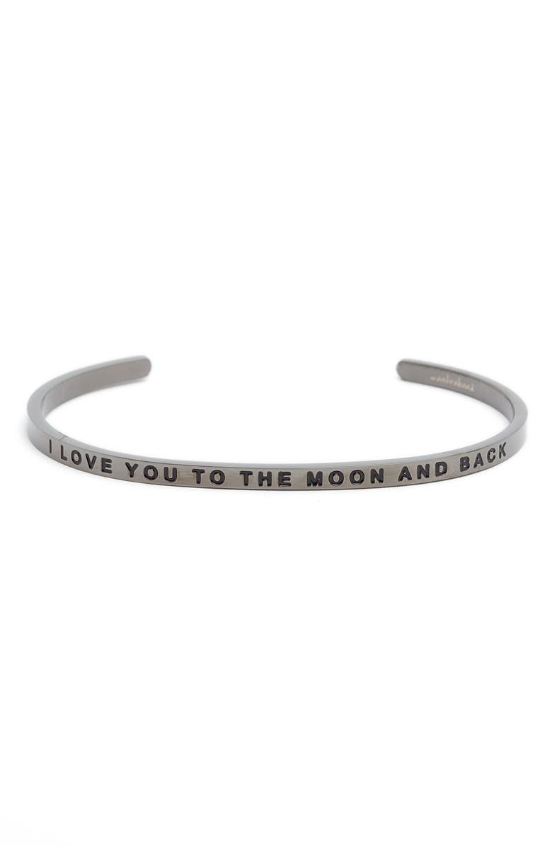 MantraBand<sup>®</sup> I Love You to the Moon and Back Cuff, Main, color,
