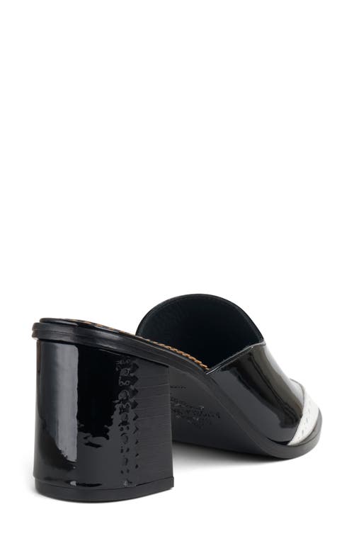 The Office Of Angela Scott Ms. Johanna Wingtip Mule In Black