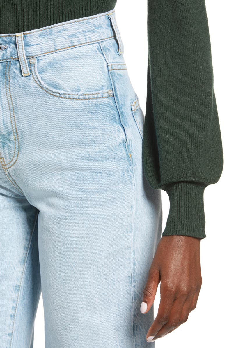 All in Favor Rib V-Neck Gather Pullover, Alternate, color, 