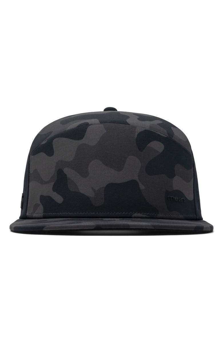 Melin Trenches Hydrolite Adjustable Performance Ball Cap, Alternate, color, Black Camo