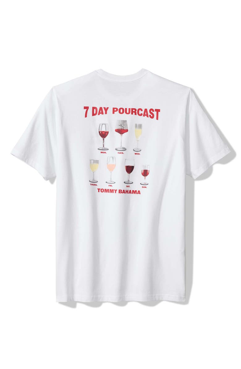 Tommy Bahama 7-Day Pourcast Cotton Graphic T-Shirt, Alternate, color, White