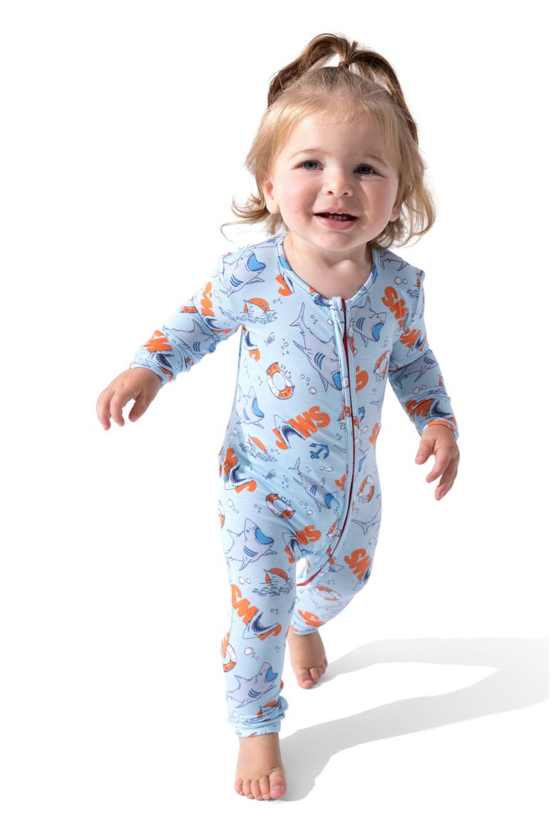 Baby JAWS Convertible Footie, Alternate, color, JAWS