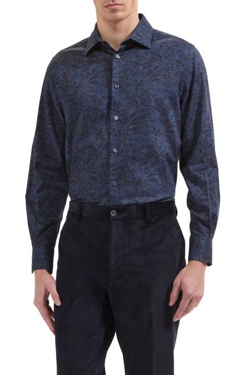 Julian Shaped Fit Long Sleeve Cotton Shirt