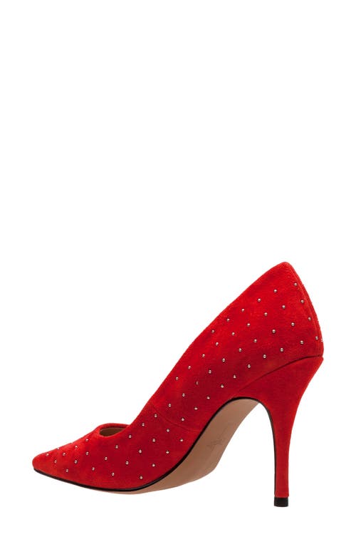 Linea Paolo Pamila Pointed Toe Pump In Aurora Red