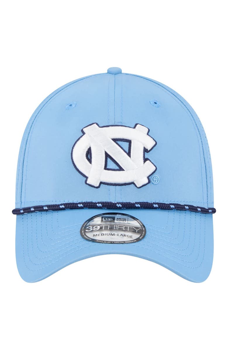 New Era Men
s New Era  Carolina Blue North Carolina Tar Heels Rope 39THIRTY Flex Hat, Alternate, color, Light Blue