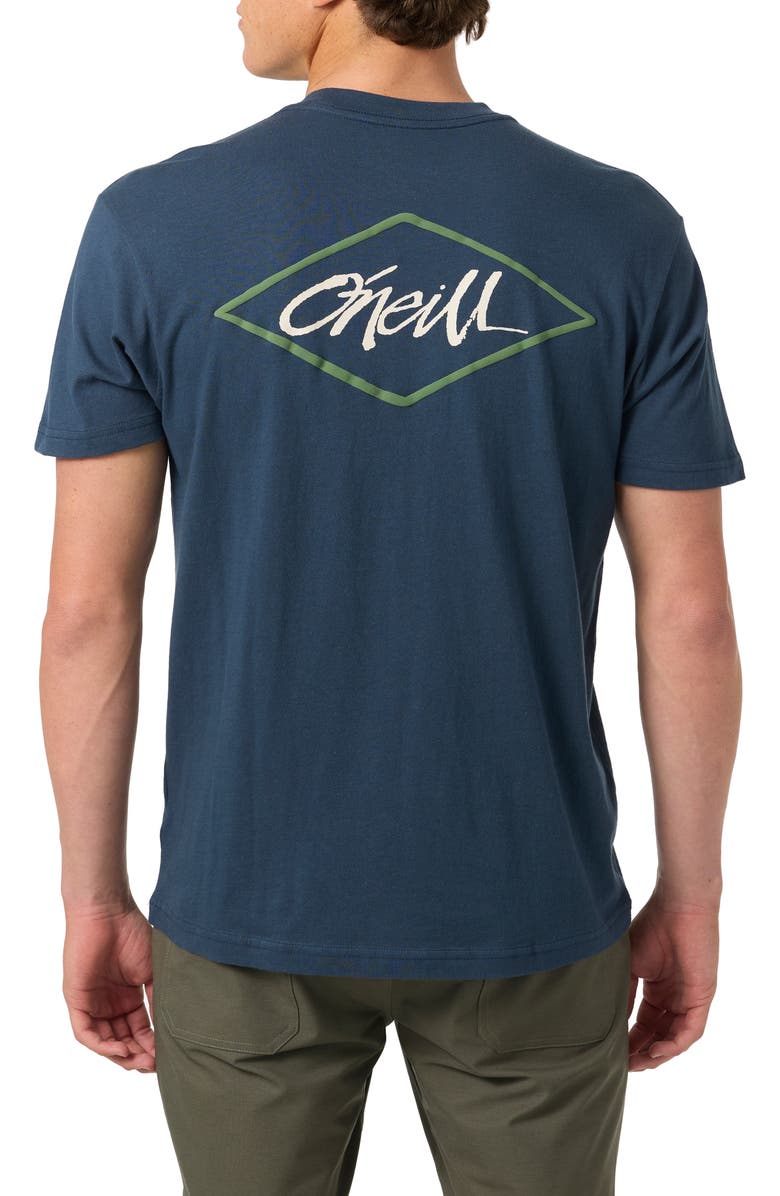 O'Neill Diamond Logo Graphic T-Shirt, Alternate, color, New Navy