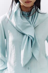 H&M Scarf-detail Shirt