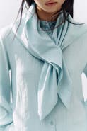 H&M Scarf-detail Shirt