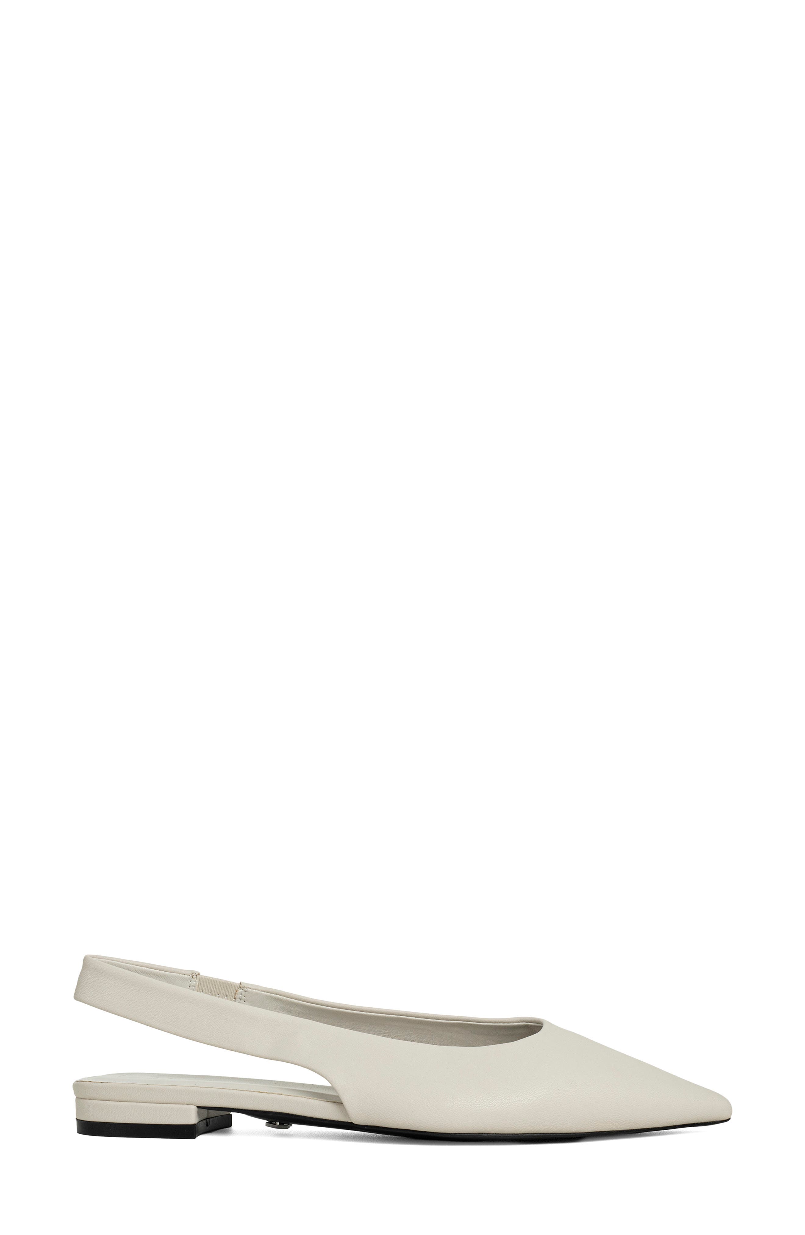 Amelia Slingback Flat, Alternate, color, BONE