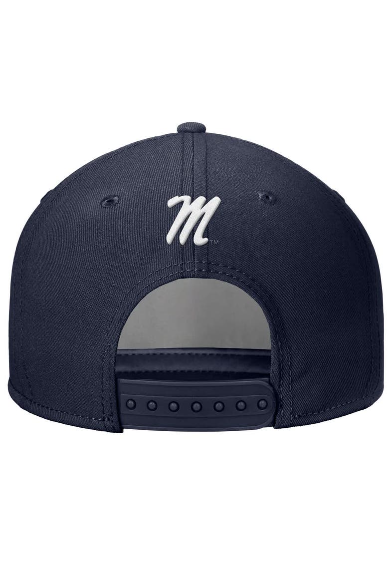 Men's Nike Navy Ole Miss Rebels Rise Adjustable Hat, Alternate, color, Navy
