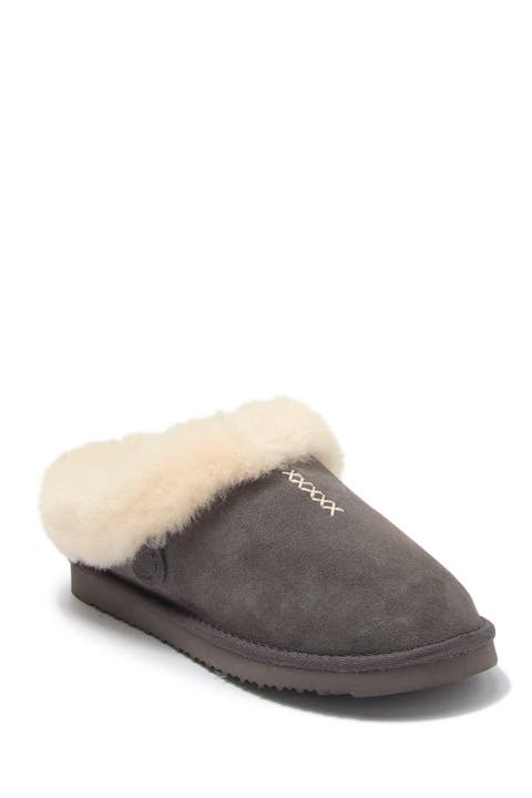 Fireside Adelaide Genuine Shearling Clog Slipper