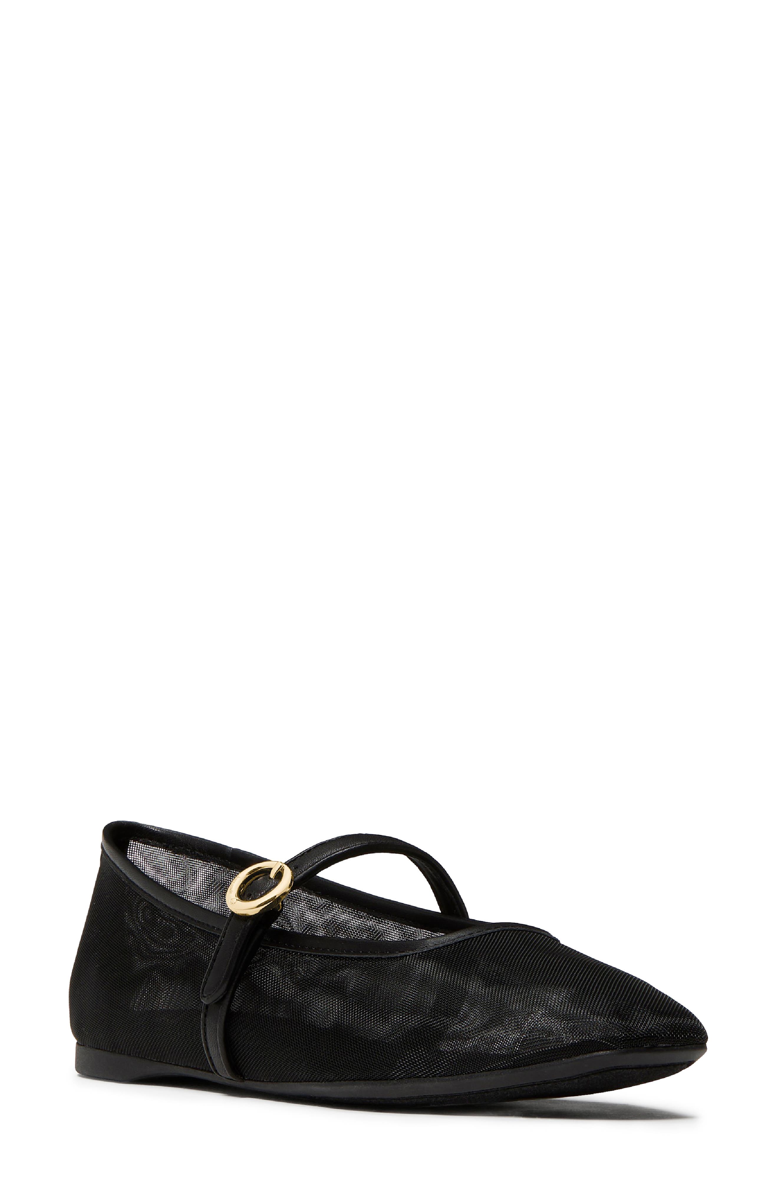 Kate Spade New York halo mary jane flat, Main, color, Black